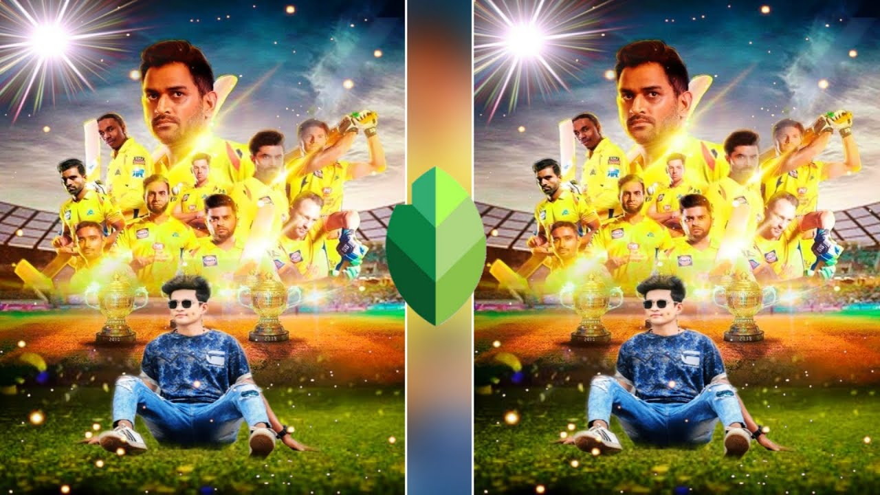 IPL CSK Photo Editing | Snapseed IPL Photo Editing | Chennai Super Kings Photo Editing | CSK Photo