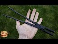 Forging basic blacksmiths tongs  beginner blacksmithing project