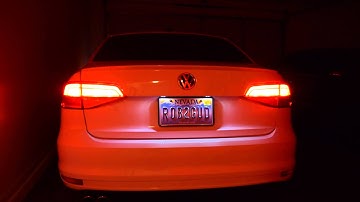 Mk6 Jetta 2015 Cree LED taillights and turn signal