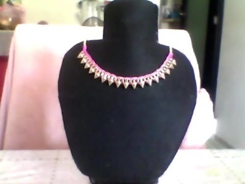 Cuello maniquí para collares - YouTube