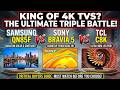 Samsung QN85F vs Sony Bravia 5 vs TCL C8K | 2025 TV Comparison | Best 4K TV?