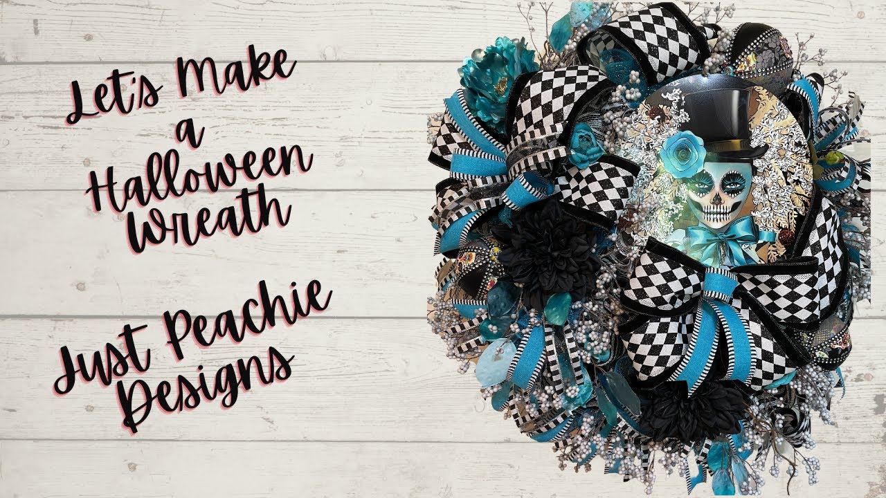 How to make Halloween Wreath YouTube