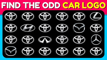 Find The Odd One Out - Car Logos Edition✅🎯I Easy , Medium & Hard Levels