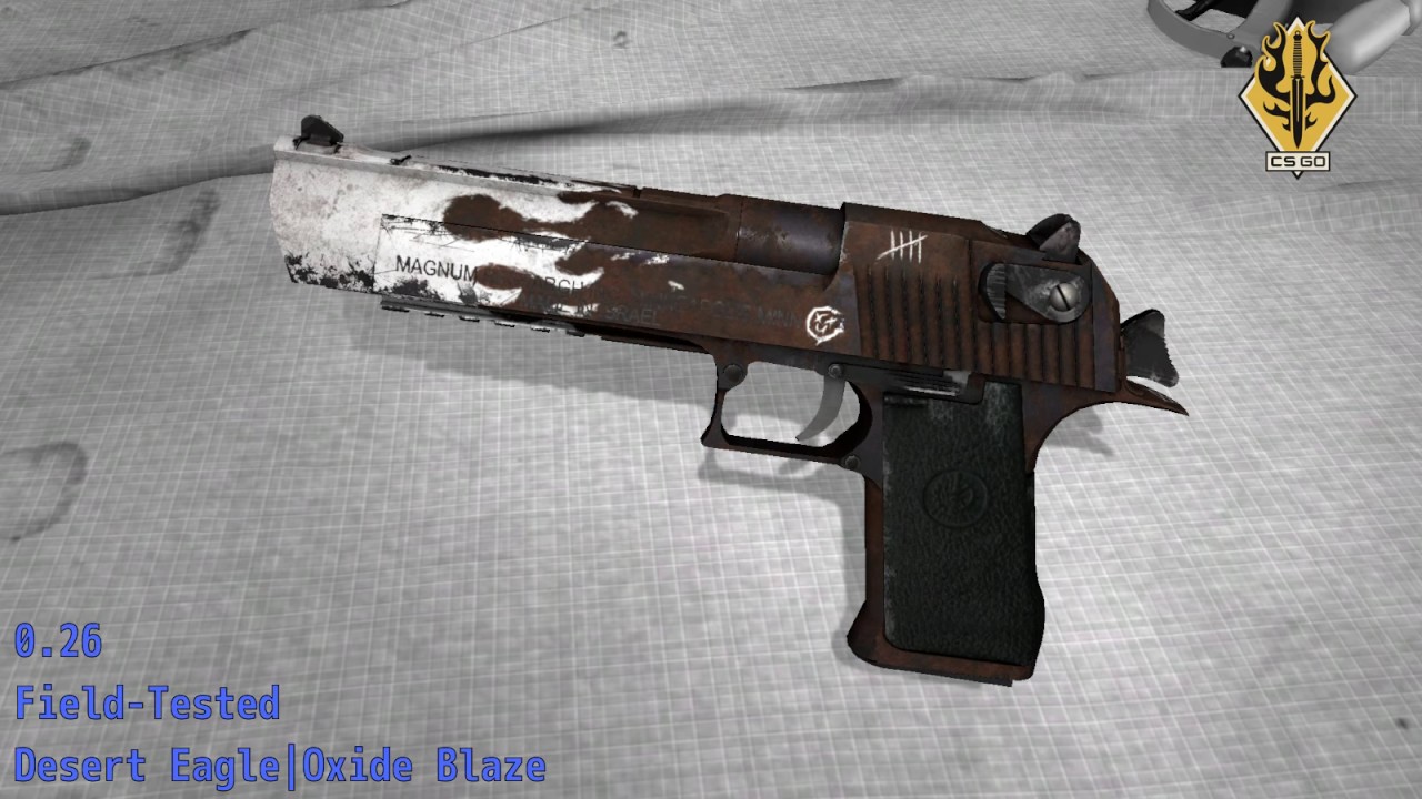 Desert eagle oxide blaze minimal wear