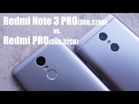 Xiaomi Redmi PRO vs. Xiaomi Redmi Note 3 PRO - Detailed view & Performance test