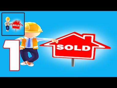 House Flip Master - Gameplay Walkthrough Part 1 Tutorial All Dinosaurs Unlocked (iOS,Android)