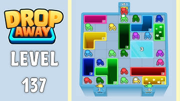 Drop Away level 137 gameplay solution
