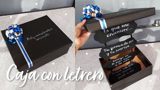 Diy Caja Para Mi Novio Caja Con Letrero Erandy Paz