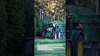 Powerful Tractor Hauling Boosts Harvest Efficiency Fast #tractor #farming #agriculture