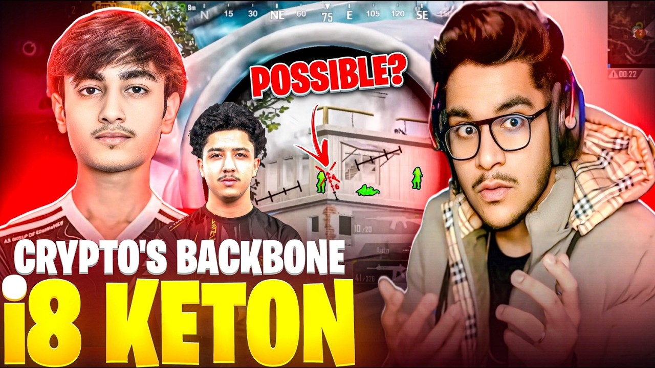 😲Saviour of Crypto Team? *I8 KETON* Amazing Gameplay REVIEW & REACTION BEST Moments in PUBG Mobile