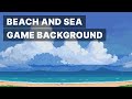 Beach and Sea Free Pixel Art Game Background