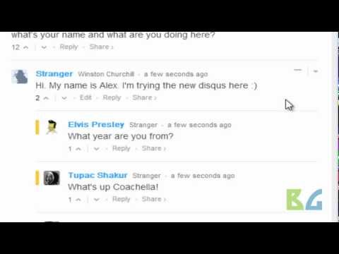 DISQUS Comments Demo