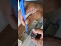 installing door hinges using router#viralvideo#shortfeed#diy#shortvideo
