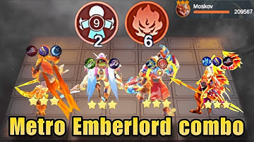 EMBERLORD+METRO ZERO SYNERGY COMBO 🔥 GUINEVERE COMMANDER | MAGIC CHESS BEST COMBO