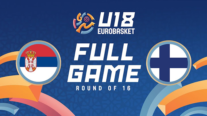 Round of 16 game | Serbia v Finland | Full Basketball Game | FIBA U18 EuroBasket 2024