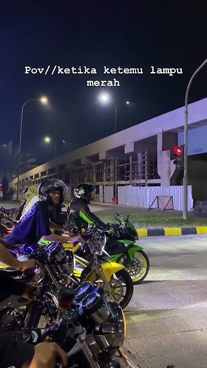 Ninja ss Ninja RR KRR kalau ketemu lampu merah langsung berasa start road race⚡