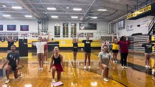 Offense and Defense slow it down cheer with ripples