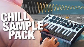 Making A Chill Lofi Sample Pack With Random Instruments & AKAI MPK MINI MK3 BEAT MAKING!