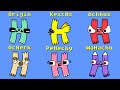 Alphabet lore but everyone is all different versions  full version   game animation