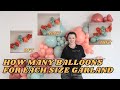 How to create a different size balloon garland