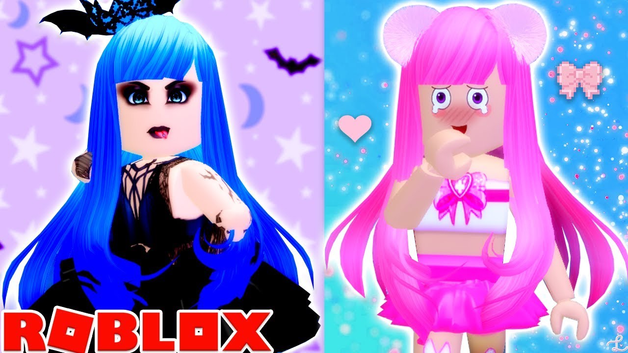 Goth Girl Forced To Wear Pink For A Day This Did Not End Well Roblox Royale High Roleplay Youtube - pink leah ashe roblox
