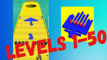 STICKY BLOCK. Levels 1-50 Walkthrough.