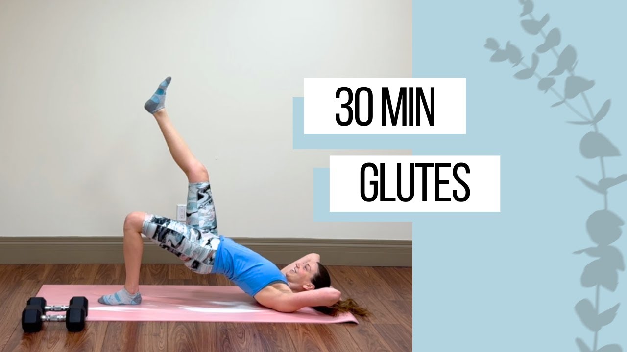 Build Glutes with Dumbbells - 30 Minute Workout - YouTube