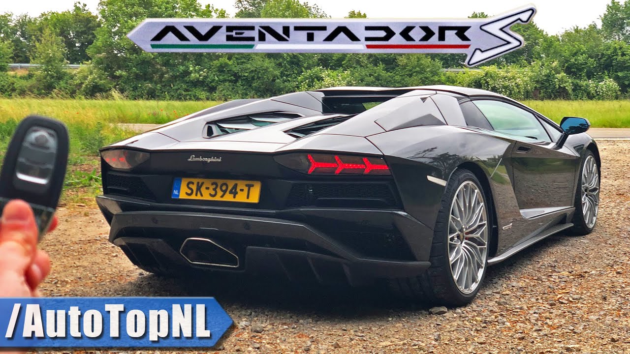 LAMBORGHINI AVENTADOR S V12 Roadster REVIEW on AUTOBAHN [NO SPEED LIMIT] by  AutoTopNL - YouTube