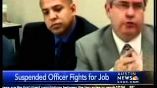 Suspended officer fights for job