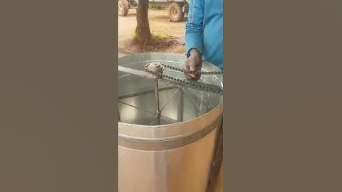 Call it a home made centrifugal honey machine from Mufindi Tanzania