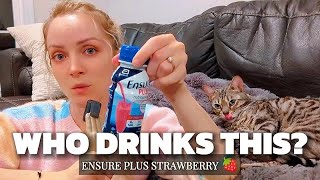 Needed To Be Said | Ensure Plus Strawberry Nutrition Shake | Meal Replacement | 16g Protein