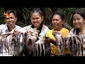 BBQ BIG Octopuses & Squid in Blue Mountain at Pailin Province Traveling Trip with Family & Neighbor