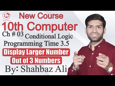 C Program to Find Largest Number among Three Numbers | Programming Time 3.5 | 10th Computer Science
