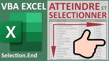 Atteindre des cellules ou sélectionner des plages