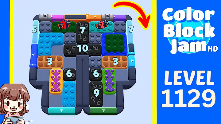 Color Block Jam Level 1129 Solution Walkthrough