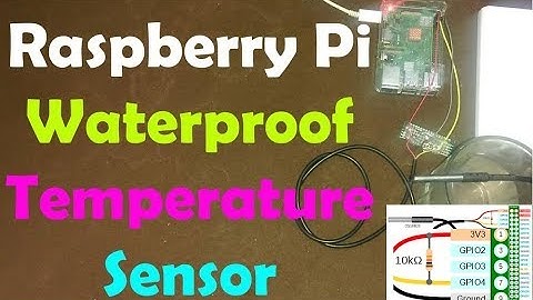 Raspberry Pi + DS18B20 Waterproof Temperature Sensor