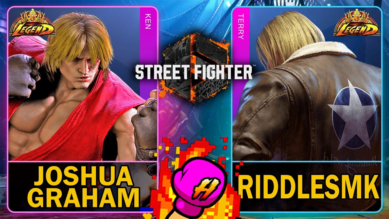 SF6 Joshua Graham (KEN) VS RiddlesMK (TERRY)🥊Street Fighter 6🥊スト6🥊4K 60ᶠᵖˢ