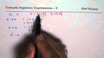 Evaluate Algebraic Expressions with Two Variables