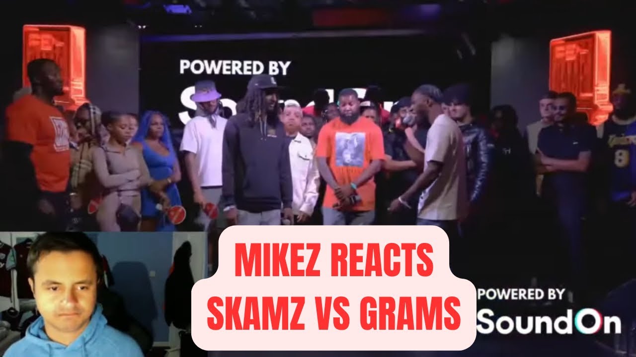 SKAMZ IS BACK! | MIKEZ REACTS TO SKAMZ VS GRAMS | PENGAME RAP BATTLE