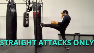 Heavy bag Drill - Straight Attacks Only