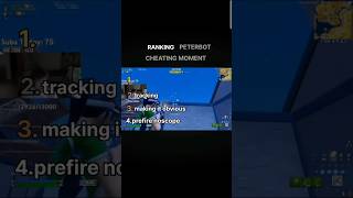 Peterbot cheating moment #fortnite # shorts #viralshorts