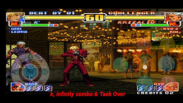 K, death combo+bug+task over King of Fighter 99