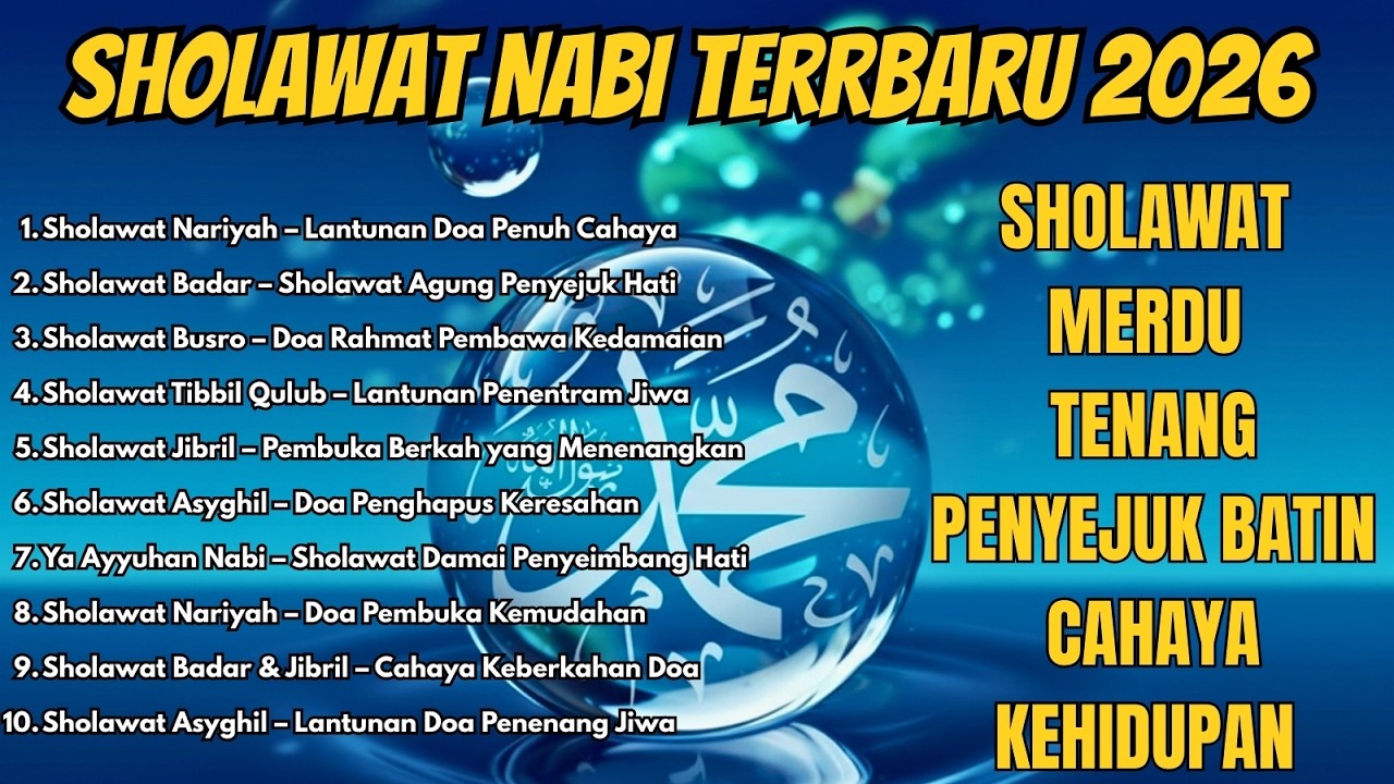 Sholawat Modern Indonesia | Sholawat Easy Listening Penenang Hati