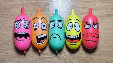 BALLOONS Slime! Making Slime with Funny Balloons #1 - Satisfying Slime video- ASMR DIY SLIME