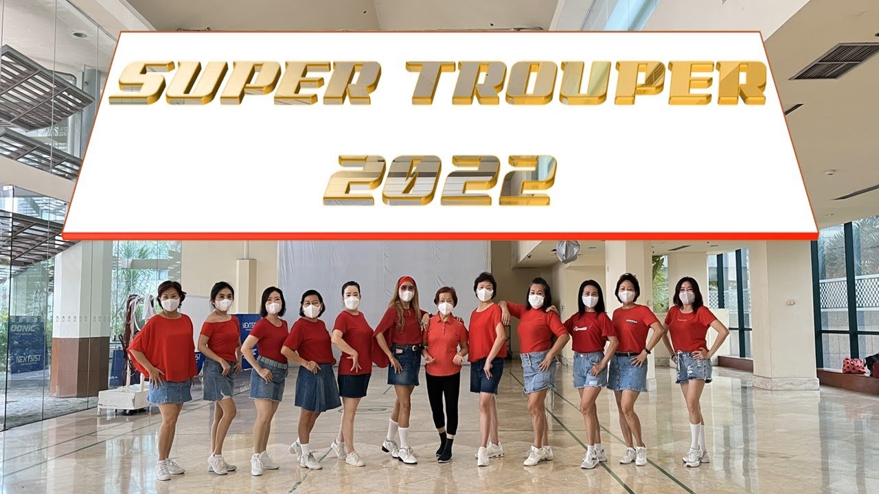 Super Trouper 2022 - Line Dance -NST TAFship LD Tuesday Class - YouTube