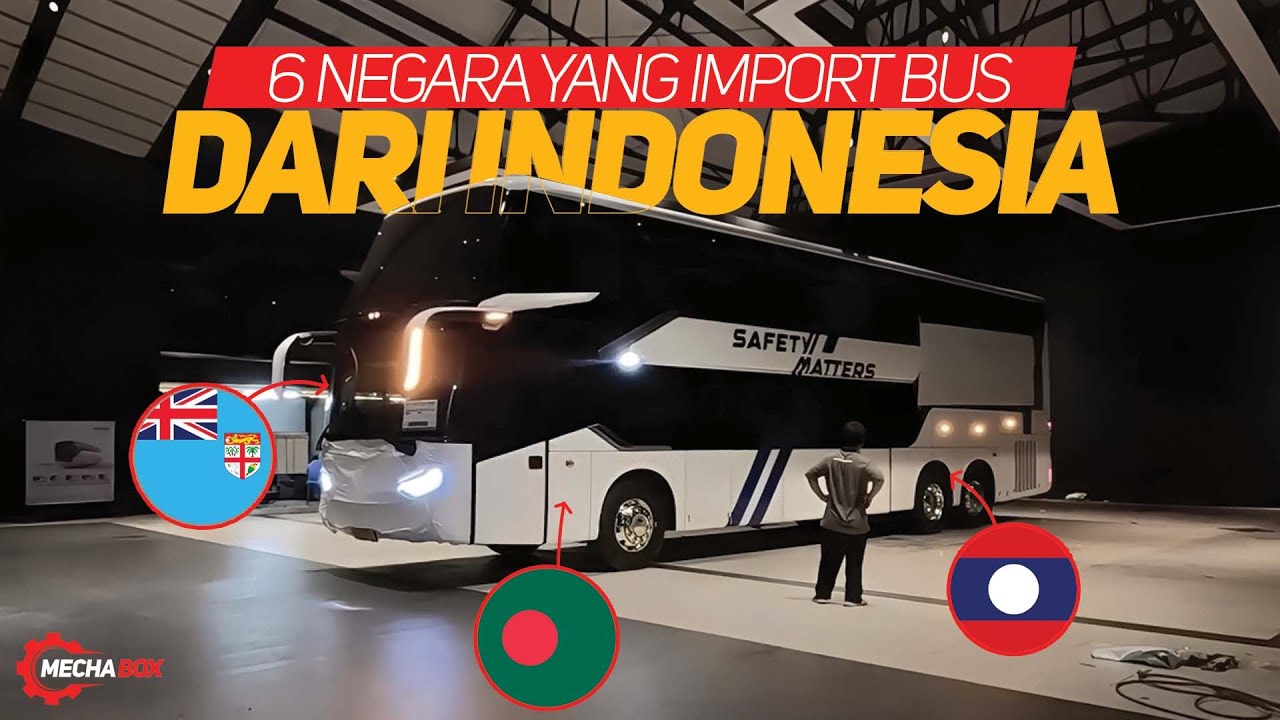 6 Negara Yang Import Bus Dari Indonesia