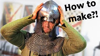 How to make a bascinet and the history of helmet evolution. Part 1