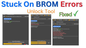 Fix Unlock Tool Stuck on JUMPING To BROM Error When Bypassing FRP