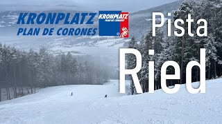 Pista Ried: 8 km di pista da sciare al Plan de Corones - Kronplatz #dolomitisuperski #kronplatz