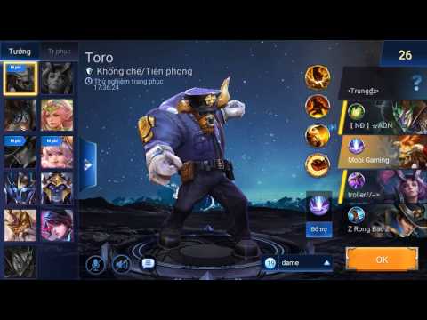 Video Liên Quân mobile: Hướng dẫn chơi tướng TORO - Ngưu Ma... - youtube